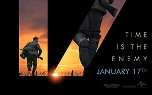 Poster of Sam Mendes`s war-drama film `1917` (Releasing January 17th 2020)